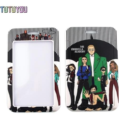 1pc PC2532 Creative Lanyard Card Holder Student Hanging Neck Mobile Phone Lanyard Badge Subway Access Card Holder