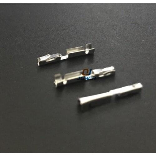 100pcs auto 0.6 series small crimp terminal pins G2 used for auto 81pin ECU connector 1J0906385C loose terminals DJ623A-0.6