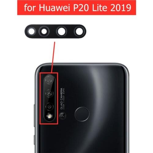 2pcs for Huawei P20 Lite 2019 Back Camera Glass Lens Rear Camera Glass with 3M Glue P20 Lite 2019 Replacement Repair Spare Part