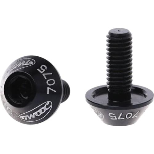 2Pcs M5x10mm Aluminum Alloy Bike Bicycle Water Bottle Cage Bolt Holder Screw New