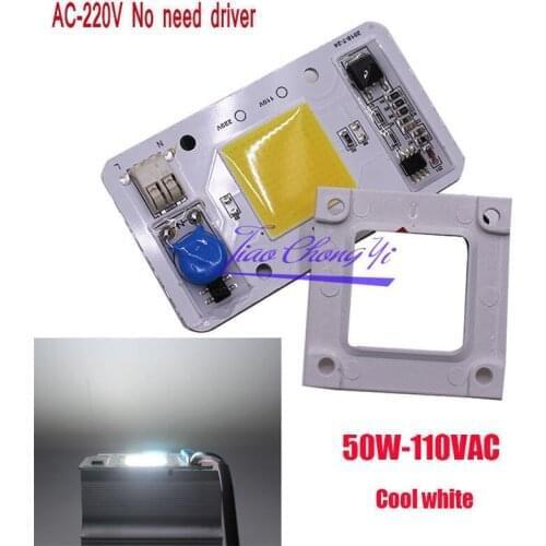 50W white 6000K LED light Engine 110VAC built-in driver High Power COB led 1pcs NEW