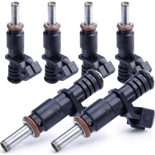 6 PCS Fuel injectors For BMW 128i 328i 2007-13 528i 2006-11 530i 06-07 3.0L 7531634