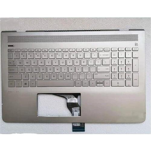 95% New Topcase Palmrest Upper cover Keyboard housing For hp Pavilion 15-CC TPN-Q191 857799-001