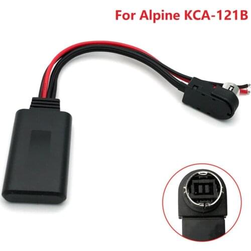 Car Bluetooth 5.0 Aux Adapter Cable For Alpine KCA-121B AI-NET CDA-9857 CDA-9886 CDA-117 Car Bluetooth Kit