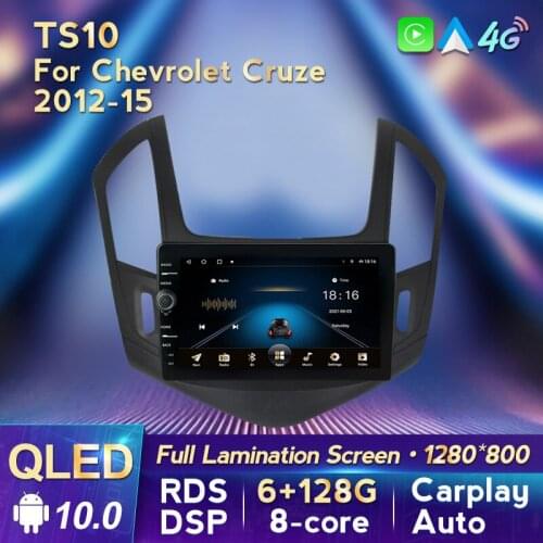 MLOVELIN QLED Screen Android 10 6G 128G For Chevrolet Cruze J300 J308 2012 - 2015 Car Audio Multimedia GPS Navigator
