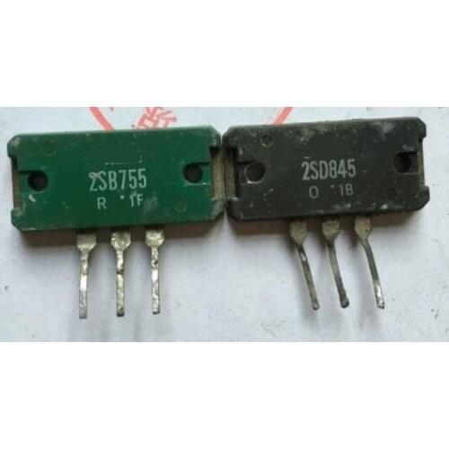 Free Shipping 2Pair Used Electronic 2SB755 2SD845 audio amplifier on the tube for 10 YF0913
