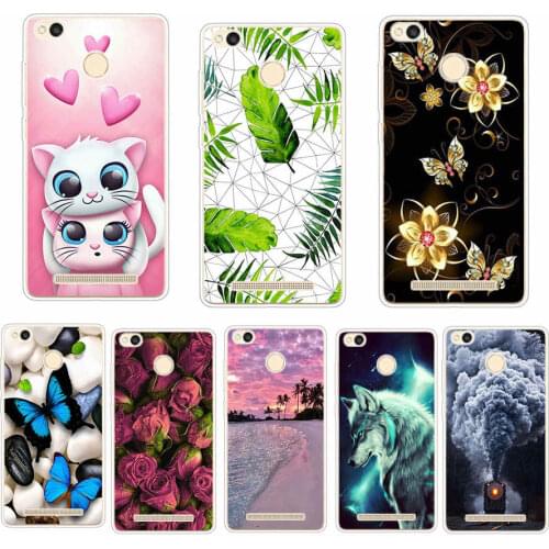Phone Cases For Xiaomi Redmi 3 Pro 3s Redmi 3s Cover Silicon Phone Back Cover for Xiaomi Redmi 3 Pro Case Redmi 3 S Pro Case