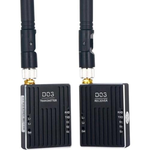 Long range transmitter 60KM D03 telemetry and radio two in one for UAV Ground Station PIX Flight Controller H840/P900 Version