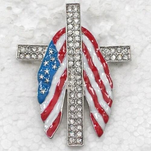 US Flag brooch Enamel Pin brooches C581 A