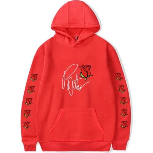 Payton Moormeier Merch Graphic Hoodies Men Pullover Tops Female Harajuku Rose Flower Printed Hooded Sweatshirt Streetwear Hoody