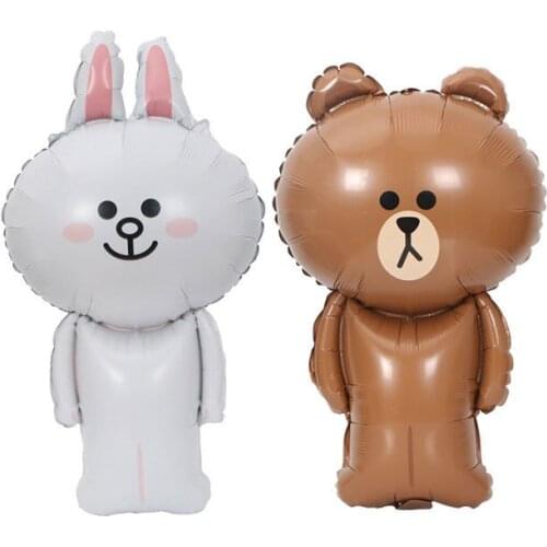 Toy balloon animal forest party children standing toy birthday party decoration and arrangement aluminum foil balloon wholesale