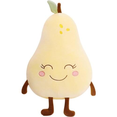 Soft down cotton pear fruit pillow plush toy doll doll big holding sleep delicate soft boutique gift