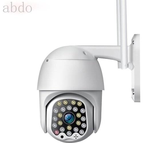 1080P Outdoor Security Surveillance WiFi Camera Two Way Audio Motion Detection Outside 360 CCTV Smart IP Camera FHD Wi-Fi Cam