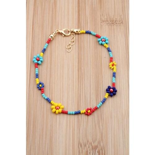 FOR WOMEN LUCK Color Nostalgic Flower Bangle