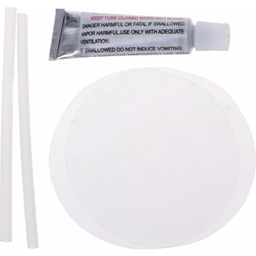 New Clear PVC Patch Vinyl Glue Repair Kit for Inflatables Waterbed Air Mattress