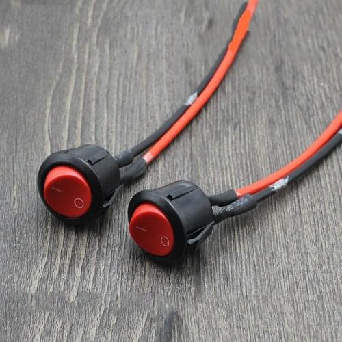 Pedal Motorcycle Refit Accessories Electric Vehicle Round Headlight Switch Emergency Flasher Switch