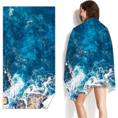 Quick dry beach towel Microfiber Bath Towels Beach cushion Swimming personalized Sand Free Beach towels support drop ship