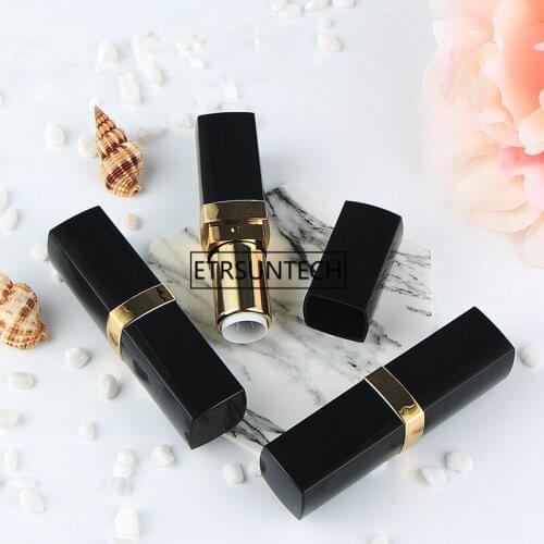 Empty Lipstick Tube Container Lipsticks Fashion Lip Tubes Black/blue Style Cute Lip Balm Container 12.1mm F1917