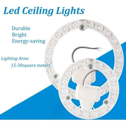 Modern LED Ceiling Lamp White Living Room Lights 12 W 18W 24W 36W Bedroom Kitchen Lighting Ceiling Light For Home Decoration