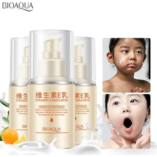 BIOAQUA Face Care Vitamin E Emulsion Face Cream Moisturizing Anti-Aging Anti Wrinkle Day or Night Face Cream