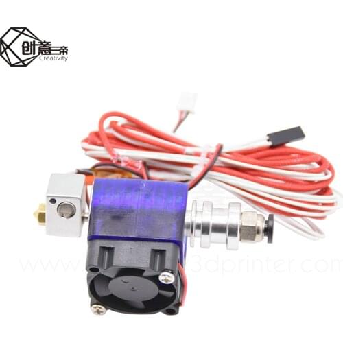 V5 J-head Extrude HotEnd kit 12V Long/Short distance With Cooling fan 0.4mm Nozzle For 3D Printer Extruder 1.75/3.0mm Filament