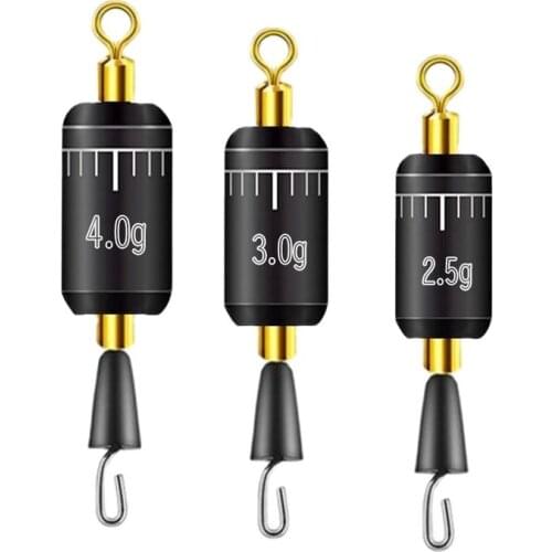 Weight fishing leader tackle product anti-stranded wire clip pin on the sub-line connector opening 1.5-4g