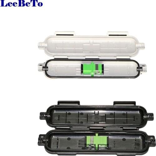 10 Pieces SC APC Fiber Protect Box White/Black Color SC APC SM FTTH Fiber Accessories Fiber Drop Cable Protection Box