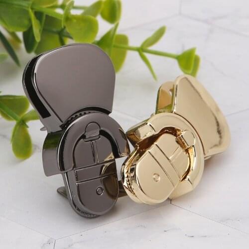 Women Metal Clasp Locks for DIY Handbag Shoulder Bag Purse Hardware Accessories