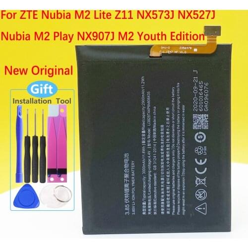 100% Original 3000mAh Battery For ZTE Nubia Z11 NX531J Li3829T44P6h806435 Phone In Stock High Quality +Tracking number