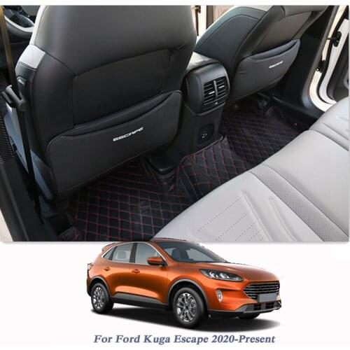 3pcs Anti-kick Mat Car Interior Seat Protector Side Edge Protection Pad For Ford Escape kuga 2020 Protective Accessories