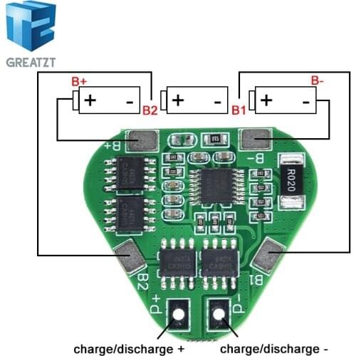 3S 12V 18650 Lithium Battery Protection Board 11.1V 12.6V overcharge over-discharge protect 8A 3 Cell Pack Li-ion BMS PCM PCB