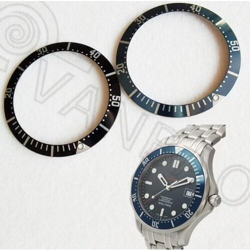 38mm Aluminum dial indicating ring is suitable for Omega Haima 300 meter watch housing dial ring accessories