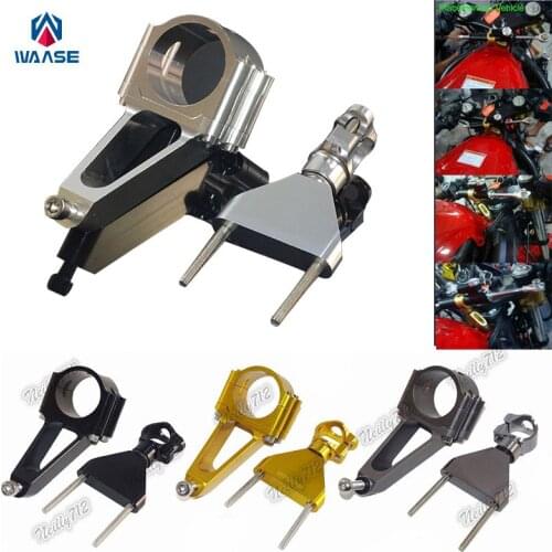 Motorcycle CNC Aluminium Steering Stabilizer Damper Mounting Bracket For Honda CBR600F4i 2001 2002 2003 2004 2005 2006 2007