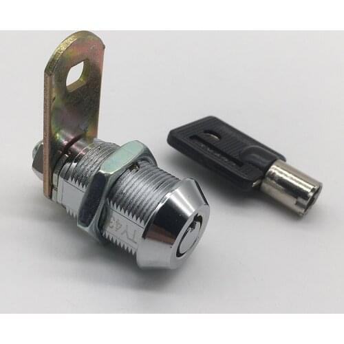 10 pieces 27mm quarter turned keyed alike cylinderical cam lock mailbox lock