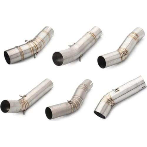 FOR GSR750 Motorcycle Exhaust Muffer Stainless Steel Modified Middle Link Pipe For Suzuki GSX250R GSXR1000 K6 K7 K8