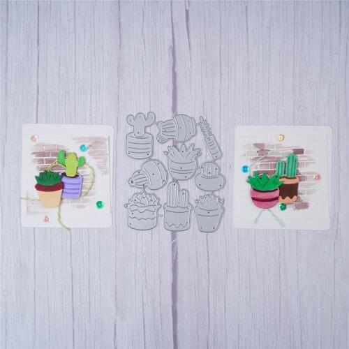 InLoveArts Cactus Metal Cutting Dies For DIY Scrapbooking Photo Album Decorative Embossing DIY Paper Cards Crafts Stencils Dies