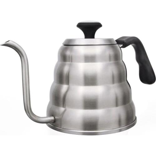 Stainless Steel Coffee Pot with Thermometer Coffee Drip Kettle Goose Neck Kettle Teapot Coffee Maker Bottle Kitchen Accessories