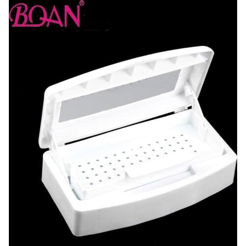 BQAN Sterilizer Tray Box Alcohol Disinfection Box Pedicure Manicure Box Sterilizing Steel Metal NipperTool AlcoholSterilizer Box