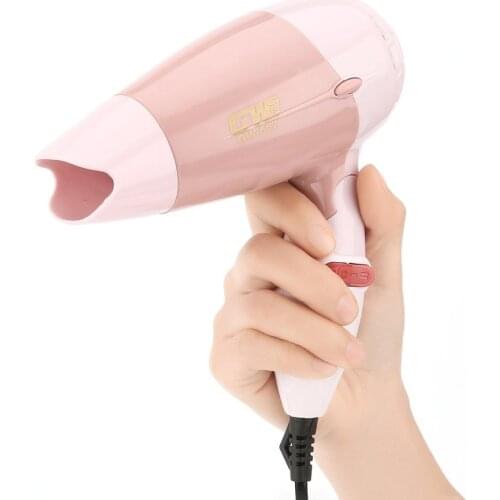 Mini Hair Dryer 1000W Hot Wind Low Noise Foldable Electric Hair Blower Hair Salon Styling Tools for Travel Home Use GW-662