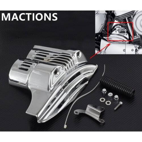 Motorcycle Chrome Black Metal Starter Cover For Harley Sportster XL 883 1200 Models 2004-2015 16 17 18