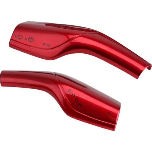 Wiper Shift Trim For Tesla Model 3 Y Accessories Steering Wheel Shift Paddle Protection Cover Interior Remodel Patch