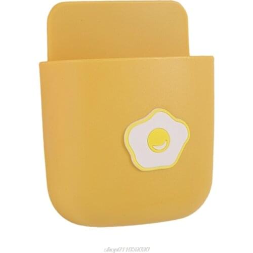 Plastic Cartoon Wall Mounted Storage Box Remote Control Organizer Mobile Plug Hanging Bracket Multifunctional Jy10 21 Dropship