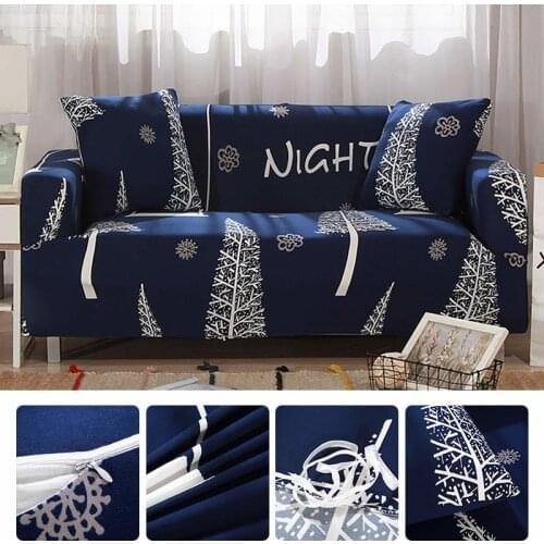 Sofa Slipcovers Printing Stretchable Elastic Sofa Cover Modern 4 Seater Sofa Cover SA47008