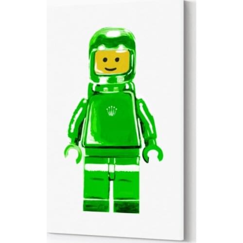 Oil Painting Funny Art Lego Famous Painting Pop Art On Canvas for Kids Room Wall Decoration Home Decorl Pictures