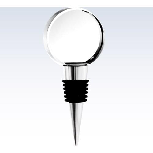 Party Favor Decoration Clear Crystal Round Shaped Wine Bottle Stopper Wedding Souvenirs