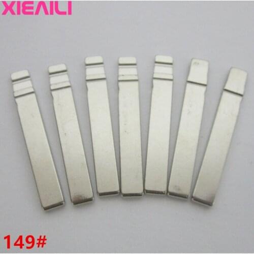 XIEAILI 50Pcs/lot For 149# Metal Blank Uncut Flip KD Remote Key Blade For Vw Golf S239