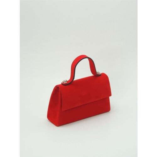 Womens Red Suede Bag Quality Product Easy To Clean Daily Suitable for All Seasons Can Be Used Luxury Designer Handbag Mini Day and Evening