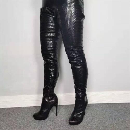 Dovereiss Fashion Womens Shoes Winter Pointed Toe sexy Zipper new Pure color Over the knee boots Stilettos heels 35-47