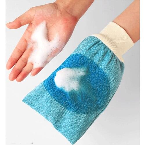 1PC Durable Moroccan Hammam Exfoliating Mitt Kessa Scrub Glove Preparation Shower Scrub Gloves Body Facial Tan Massage Mitt NEW