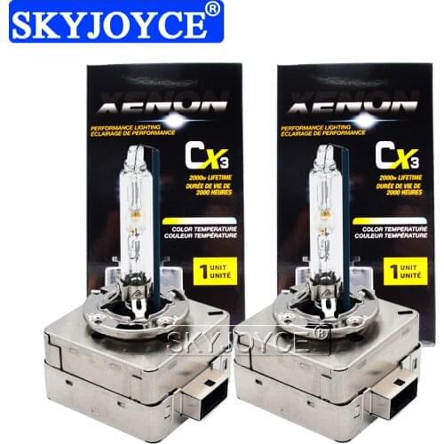 SKYJOYCE 2PCS High Quality 35W-55W D1S D3S Xenon HID Lamps 5000K 4300K 8000K 6000K Auto Headlamp For Car Light Reactor Xenon Kit